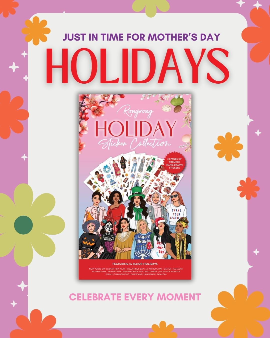 Events of The Year Sticker Book