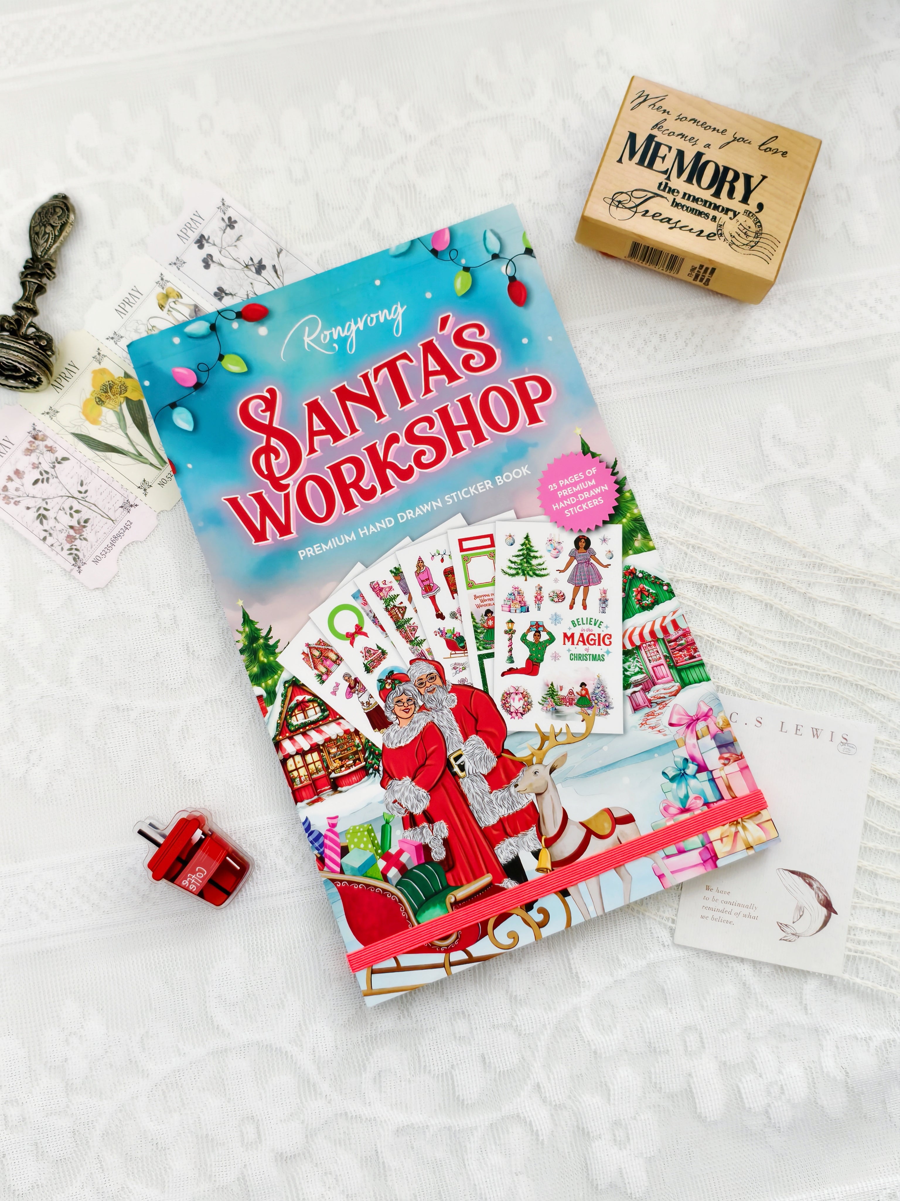 Christmas Themed Sticker Book