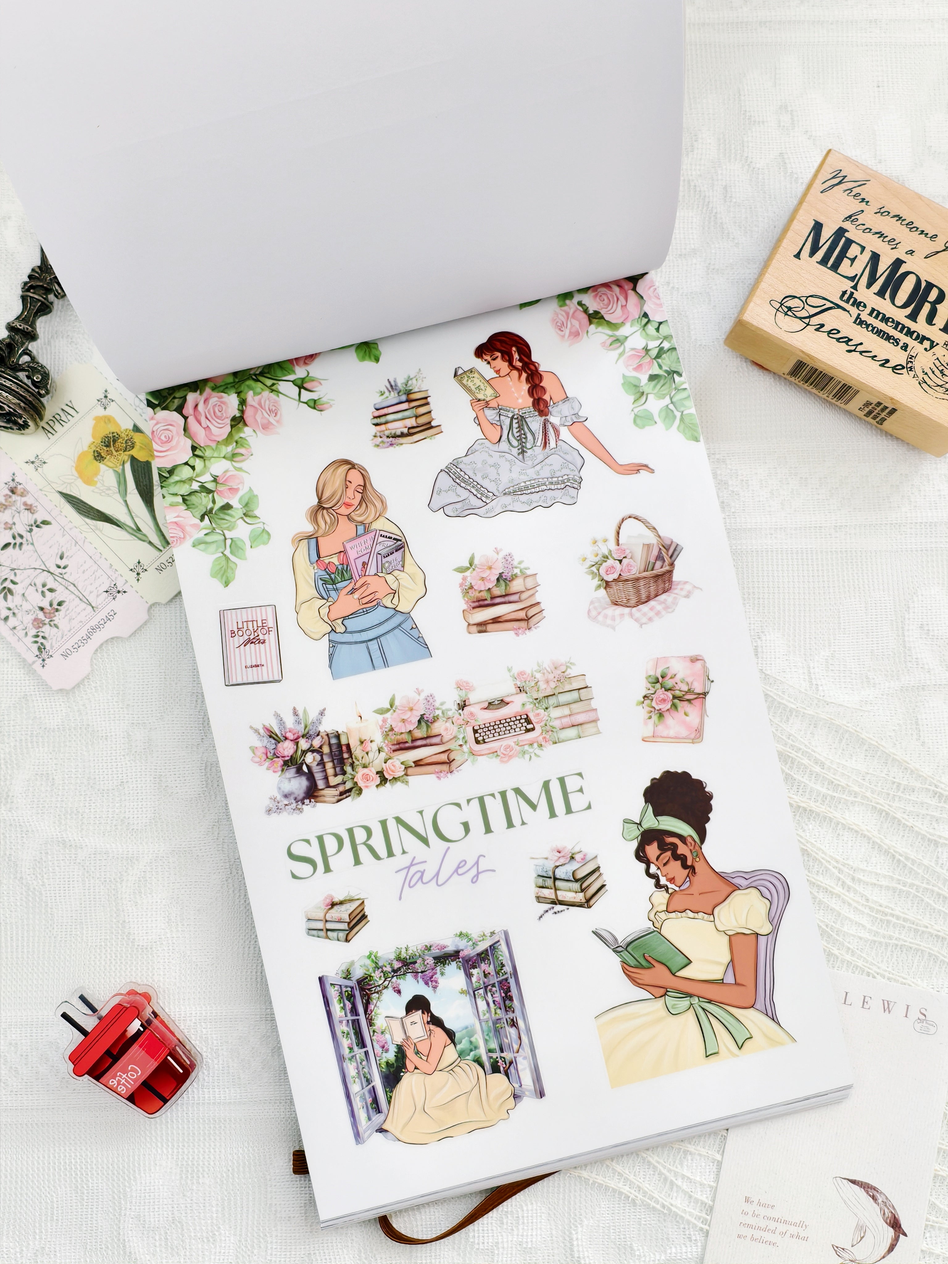 Literary Seasons Sticker Book