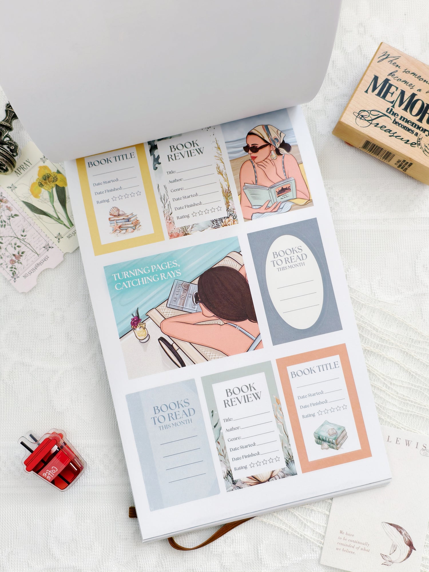 Literary Seasons Sticker Book