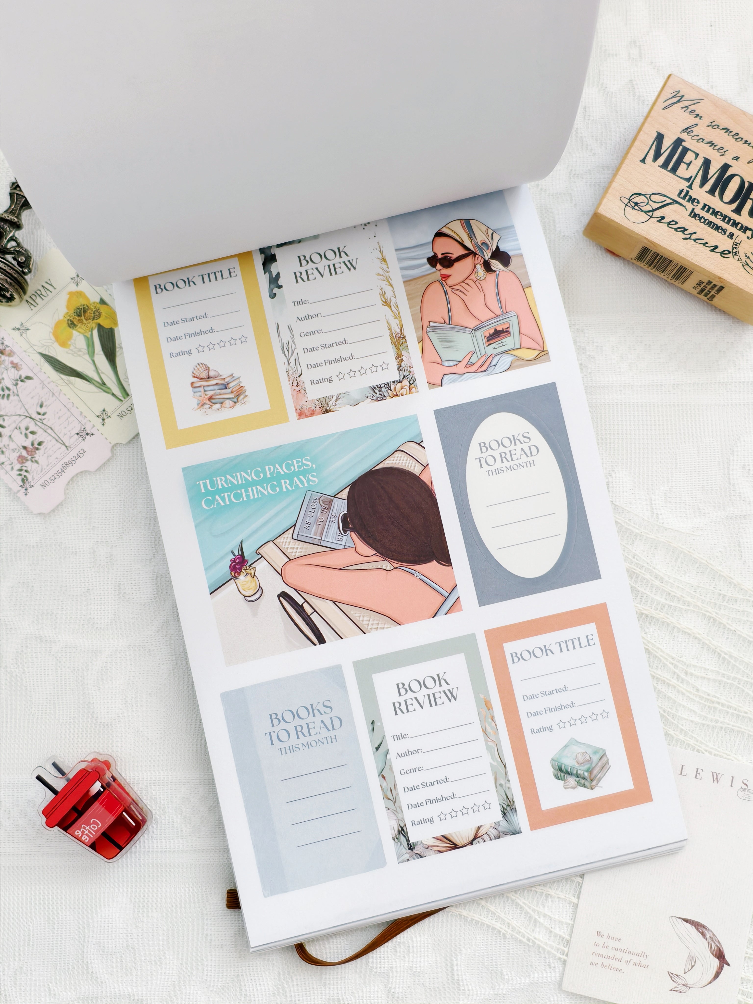 Literary Seasons Sticker Book