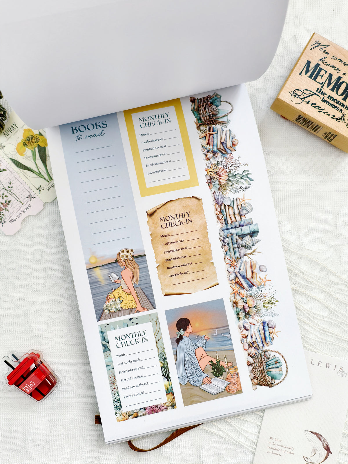 Literary Seasons Sticker Book