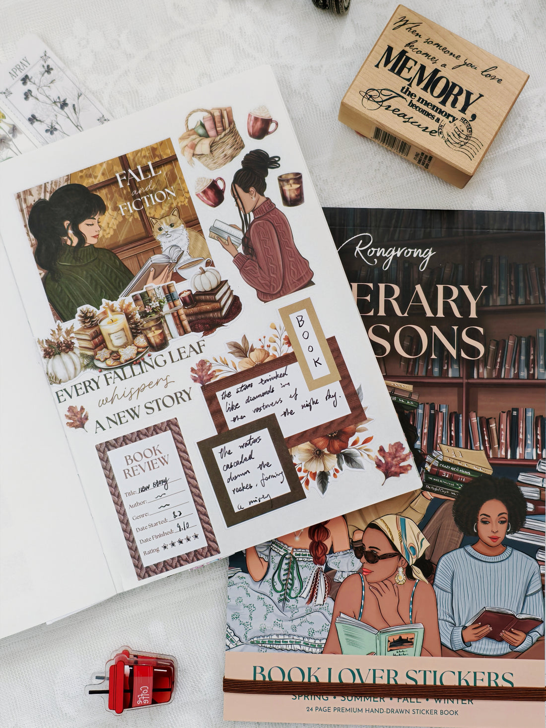 Literary Seasons Sticker Book