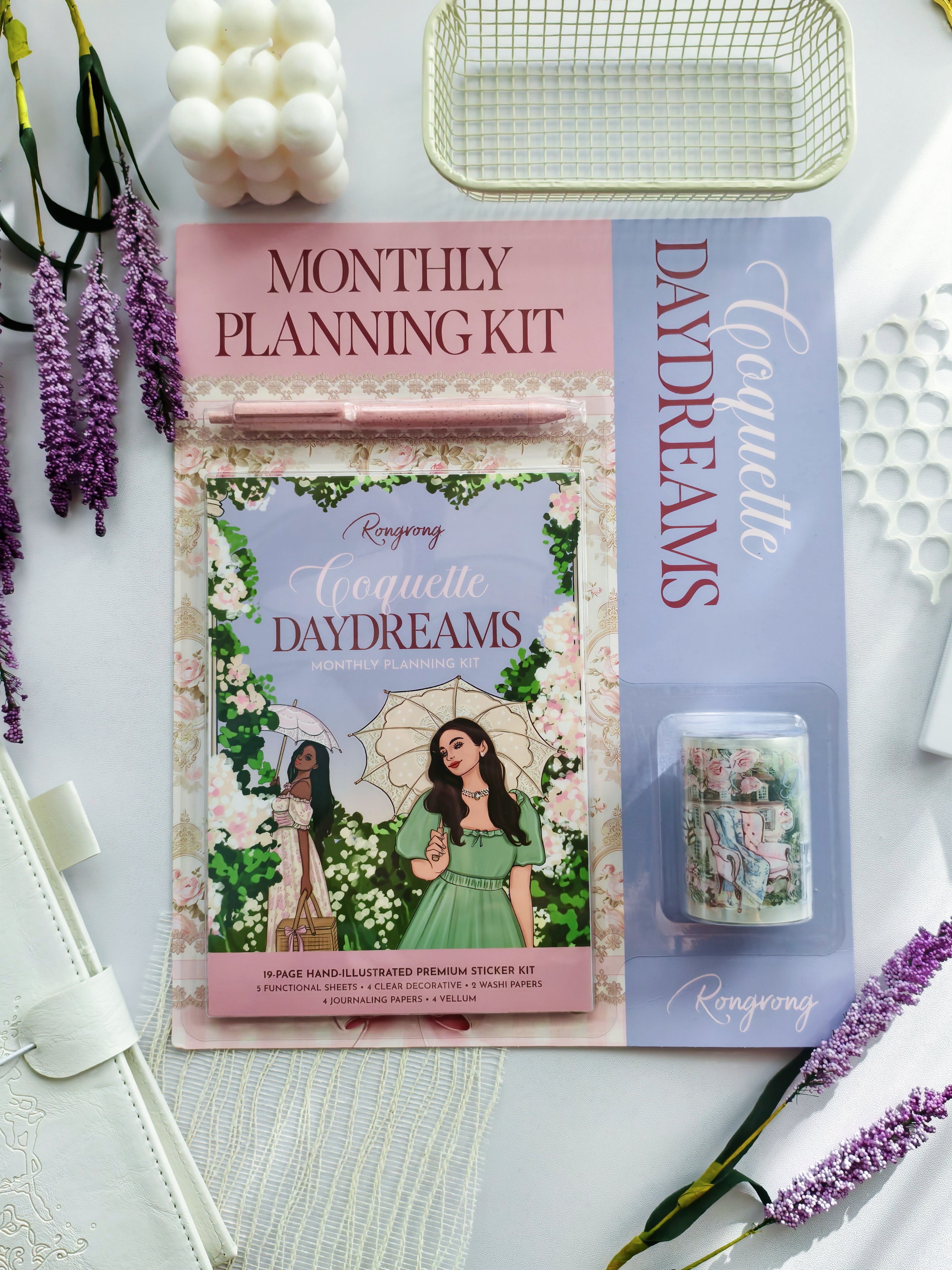 Coquette Dreams Monthly Planning Kit Bundle