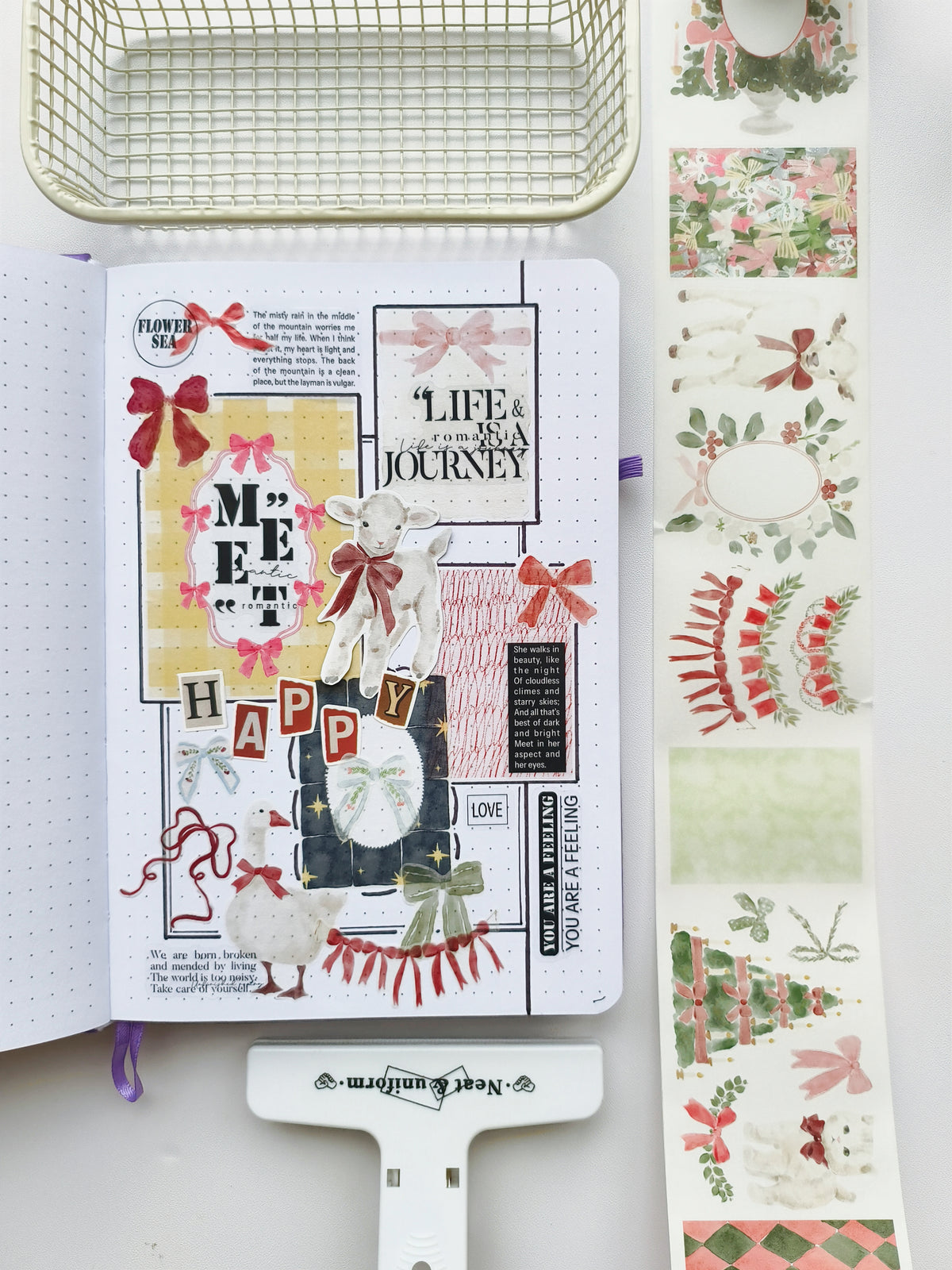Pretty Little Christmas Pre-cut PET Tape [3.O]