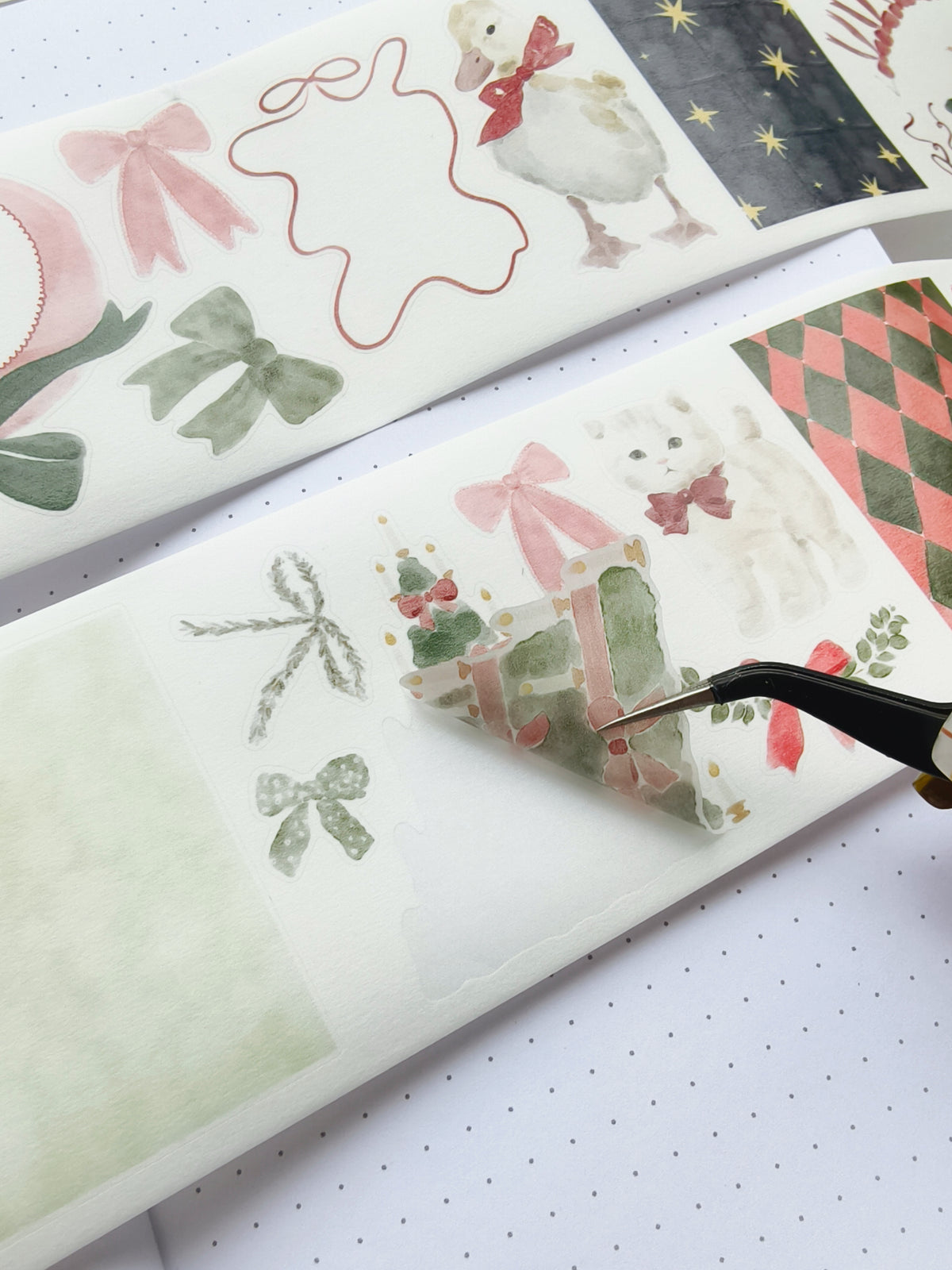 Pretty Little Christmas Pre-cut PET Tape [3.O]