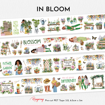 Soft pastel spring planner accessories bundle