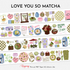 Love You So Matcha Pre-cut PET Tape [3.O]