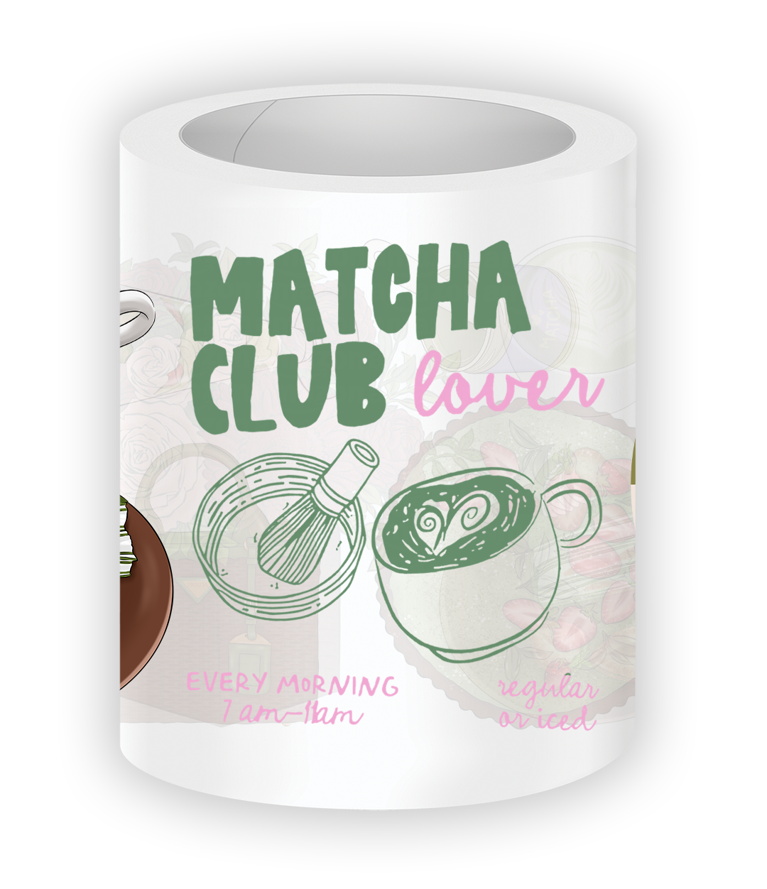 Soft matcha aesthetic Stickers