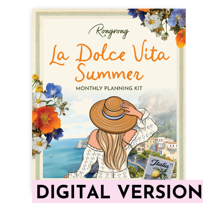 La Dolce Vita Summer Monthly Planning Kit [DOWNLOAD]