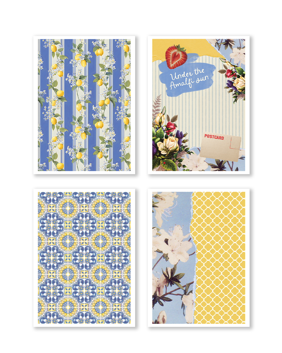 Summer planner stickers inspired by Italy and seaside views