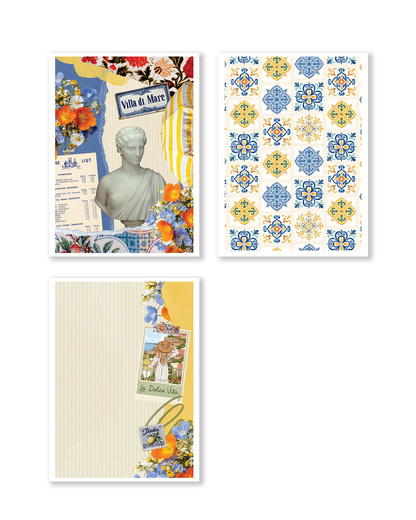 Feminine Italian coast aesthetic planner bundle
