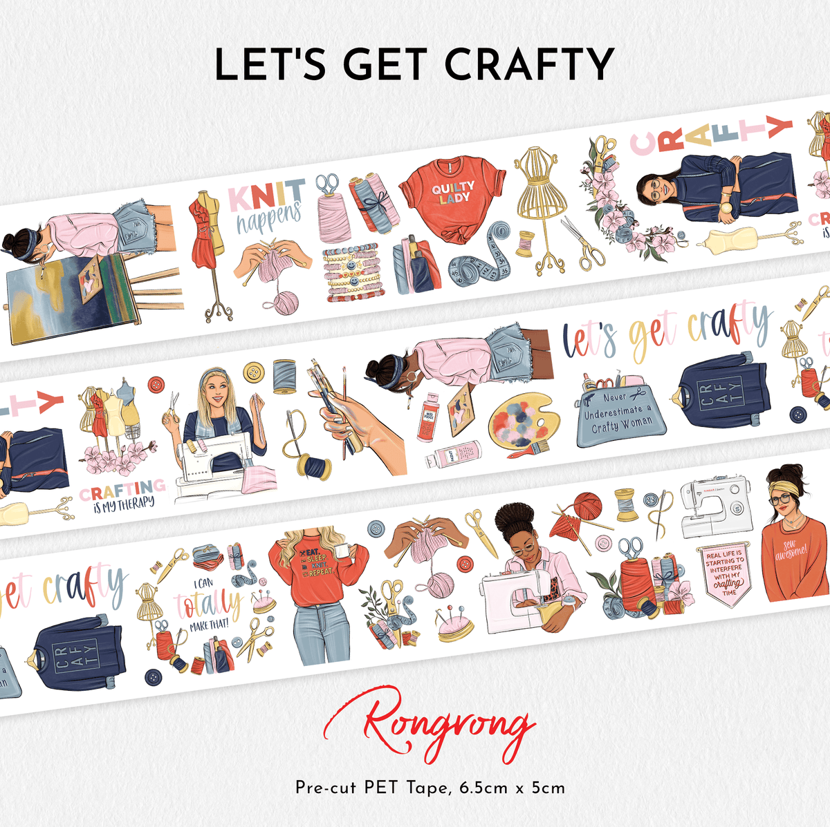 Shop Rongrong Let's Get Crafty PET Tape