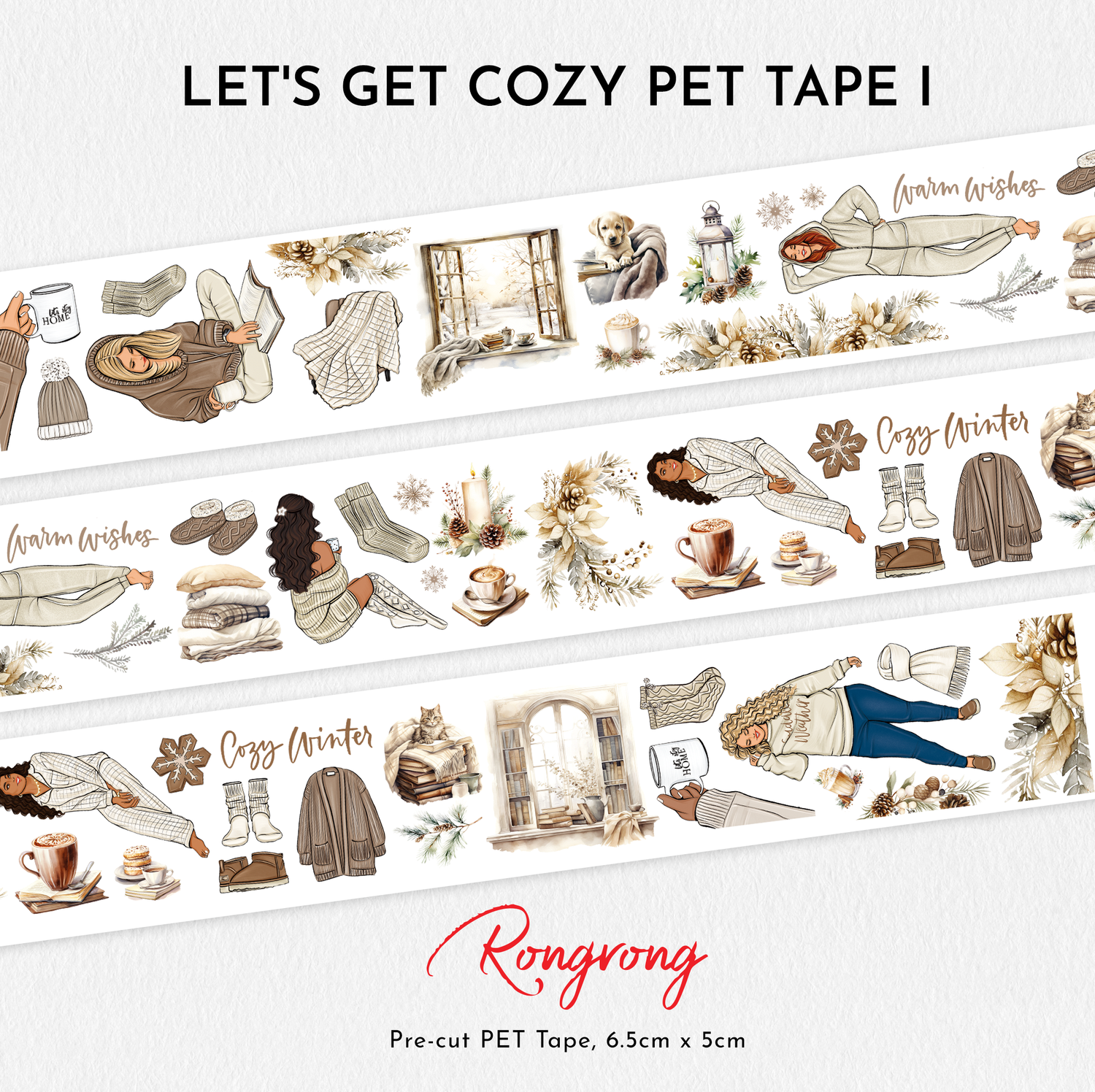 Shop Rongrong Cozy Winter PET Tape 1