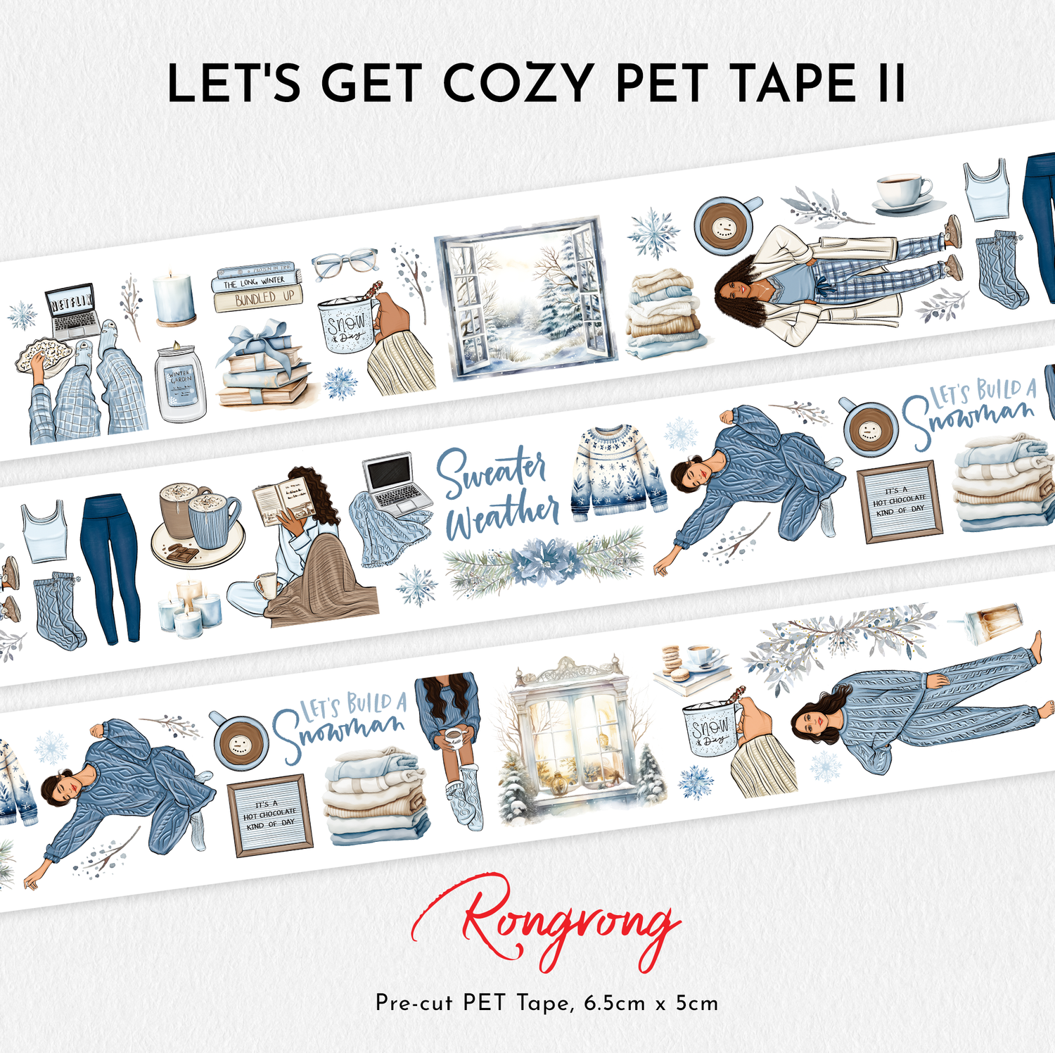 Shop Rongrong Cozy Winter PET Tape 2