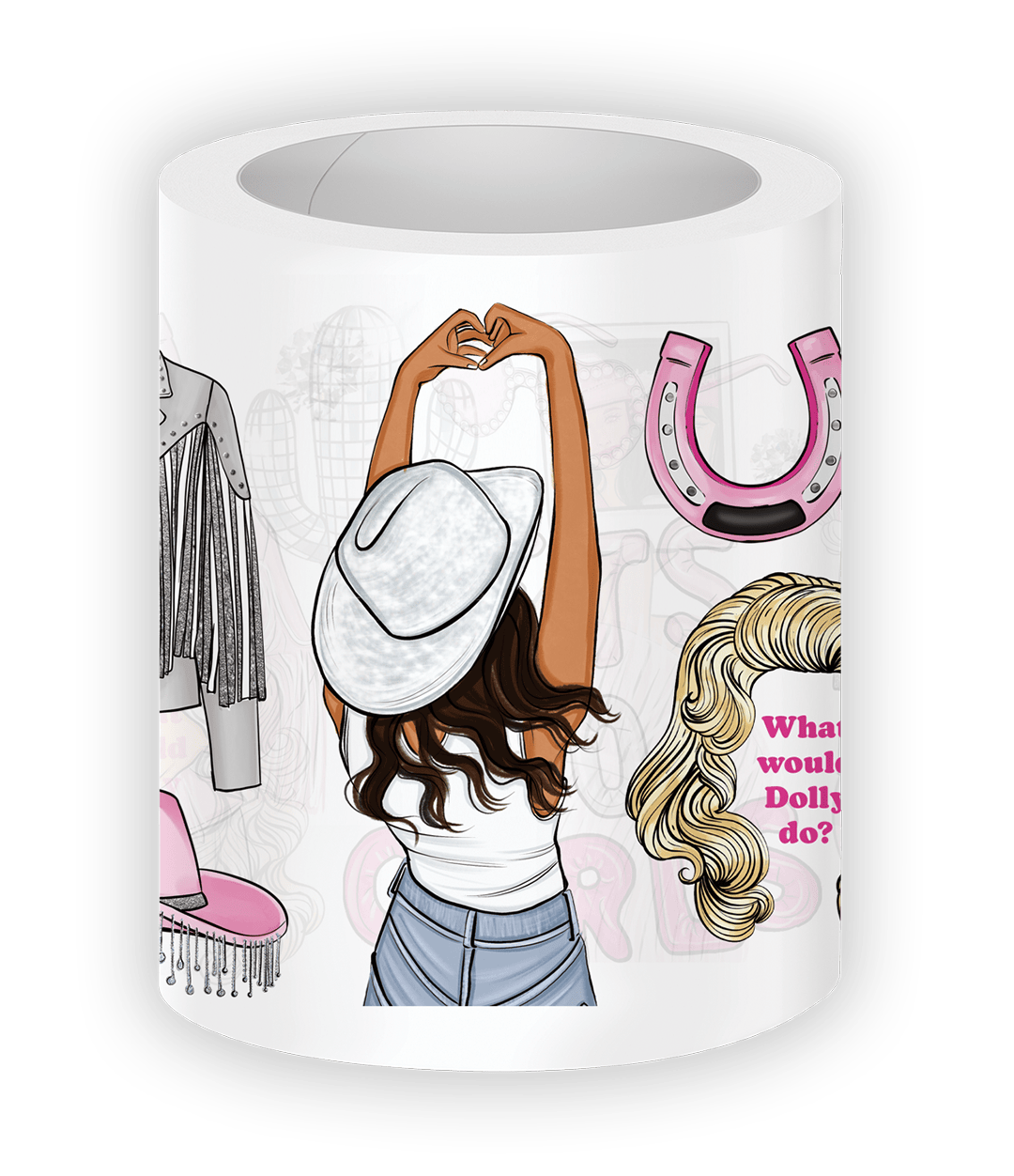 Pink Cowgirl Stickers for Planners