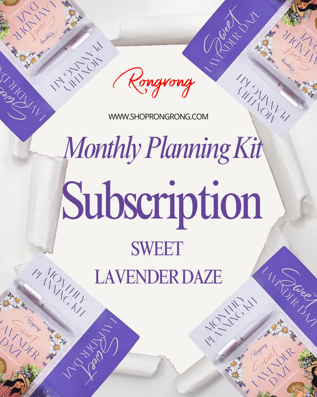 Monthly Planning kit by Shop rongrong for planners and journalers