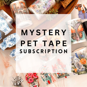 Monthly Mystery PET Tape Subscription(Domestic shipping included)