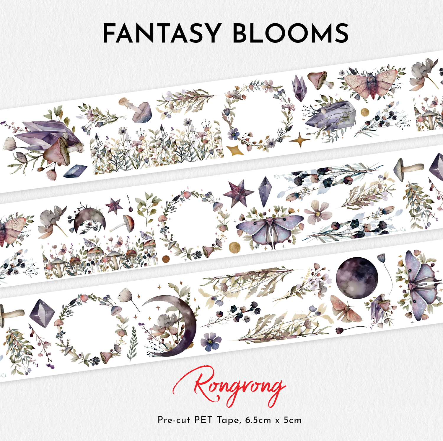 Shop Rongrong Fantasy Blooms PET Tape