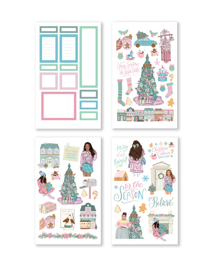 Shop Rongrong Merry and Bright DIgital Sticker Book Chic Christmas