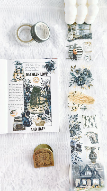 Midnight Haunts Pre-cut PET Tape showcase
