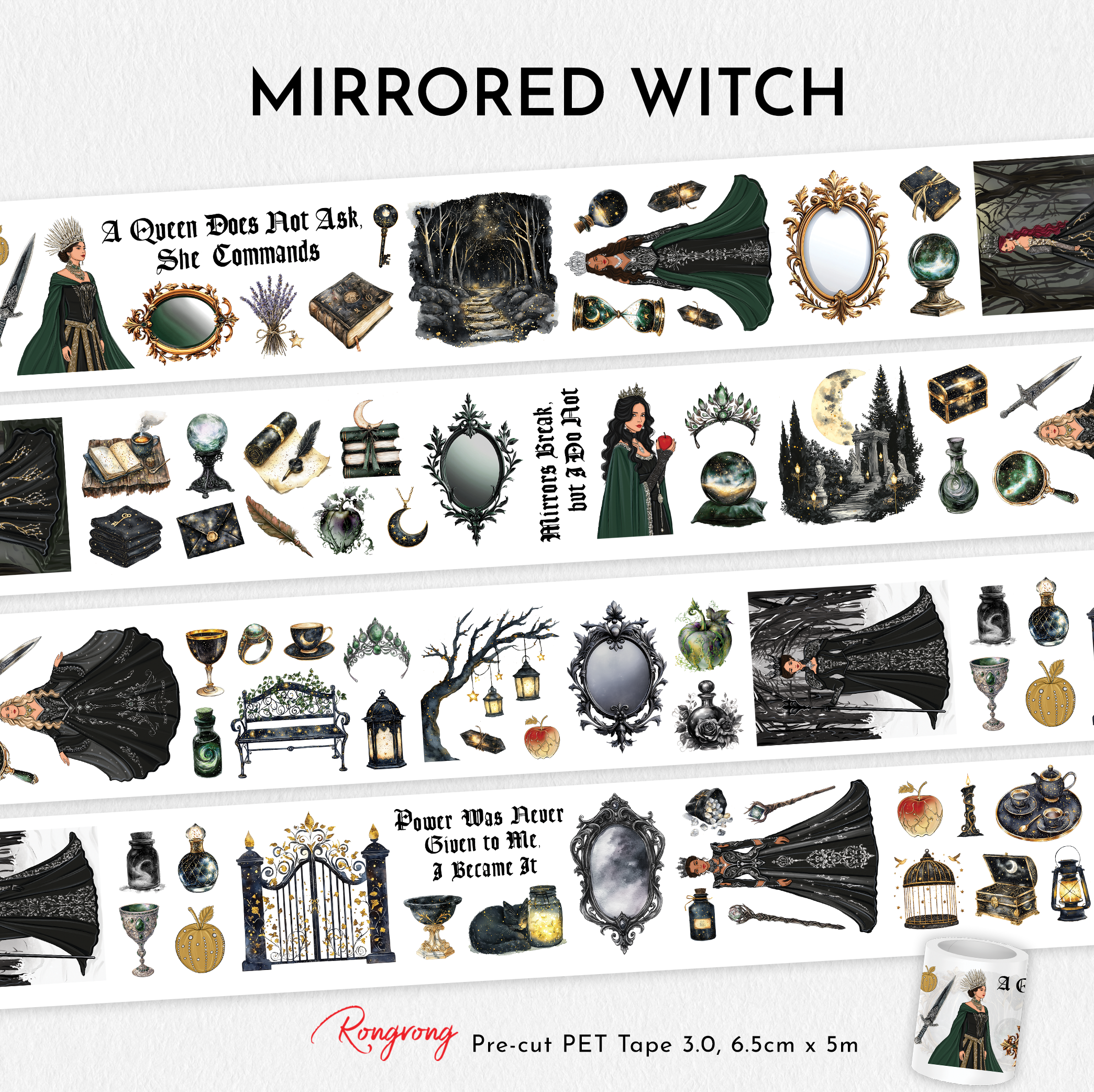 Mirrored Witch PET Tape