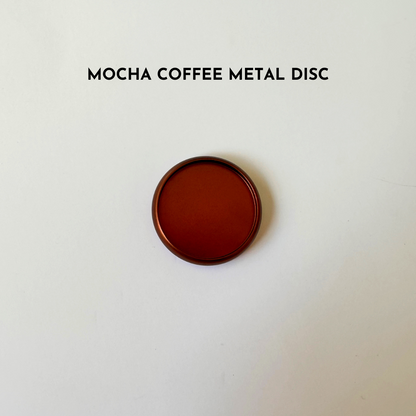 Mocha Coffee Metal Planner Disc Set [11 PC]