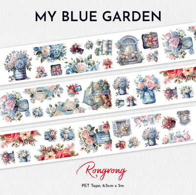 Shop Rongrong My Blue Garden PET Tape for Planner