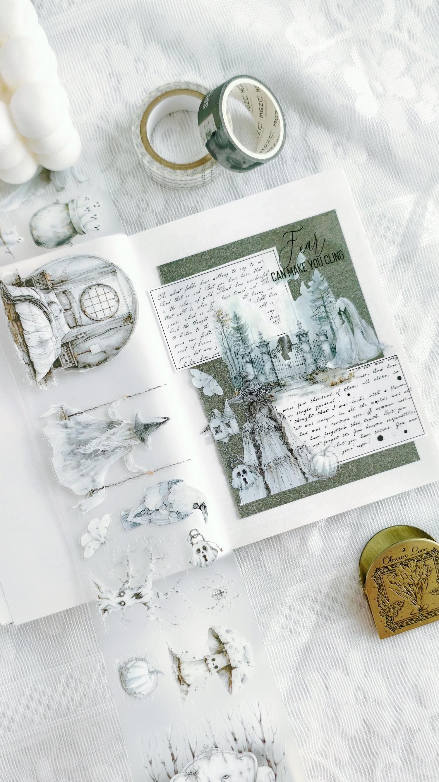 Mystic Woodlands Pre-cut PET Tape Journal