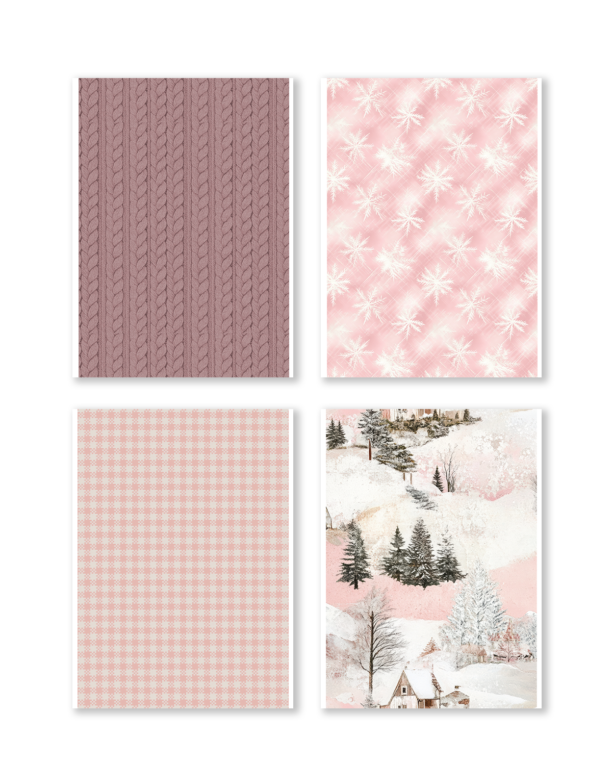 Clear decorative stickers and washi sheets from New Year planning kit