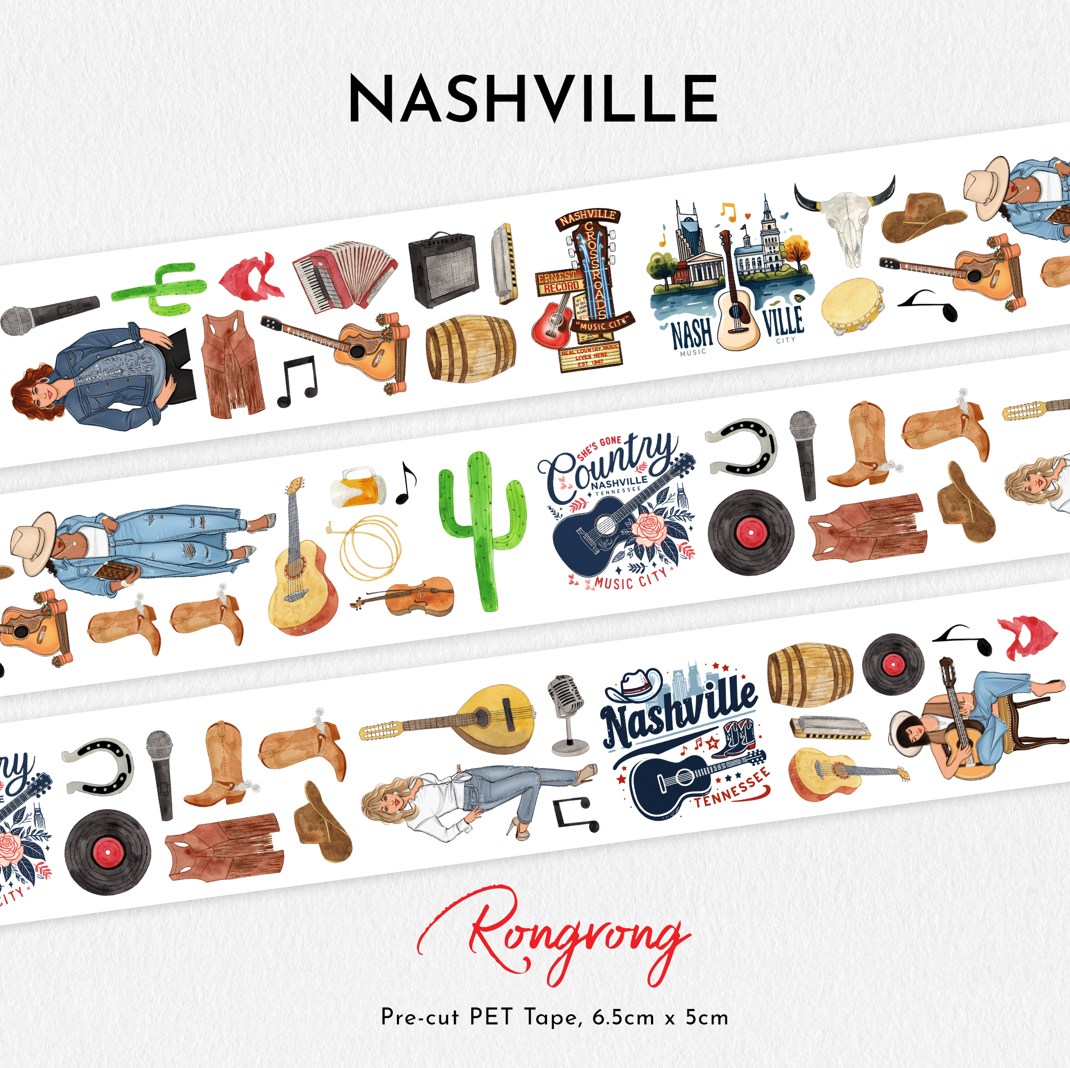 Nashville Pre-cut PET Tape