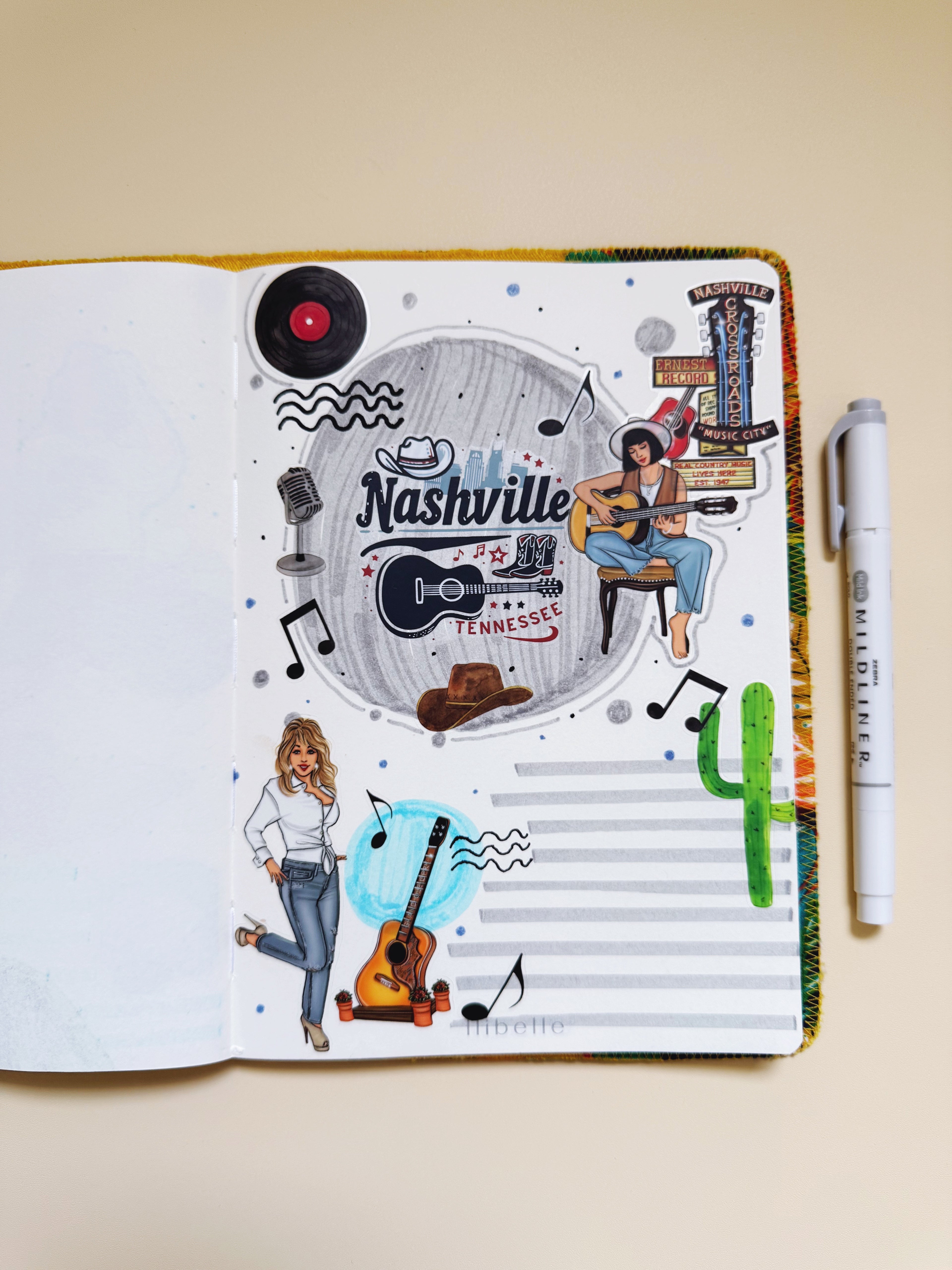 Nashville Pre-cut PET Tape [Rongrong City Series]
