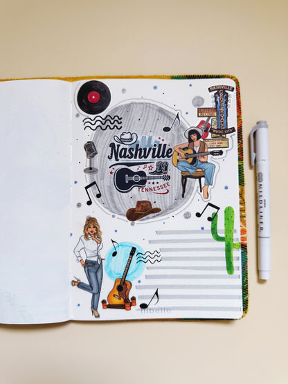Nashville Pre-cut PET Tape [Rongrong City Series]