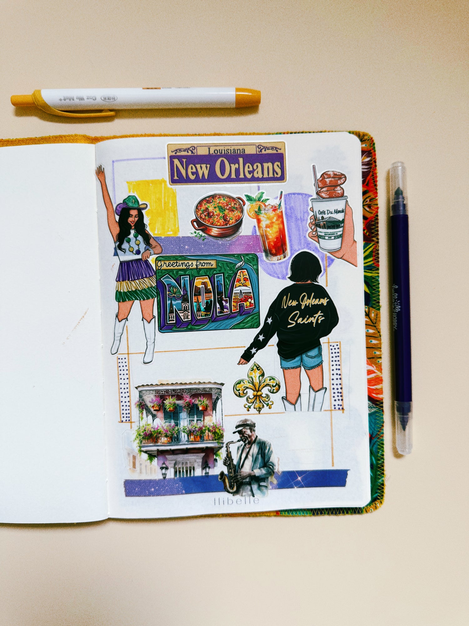 New Orleans Pre-cut PET Tape [Rongrong City Series]