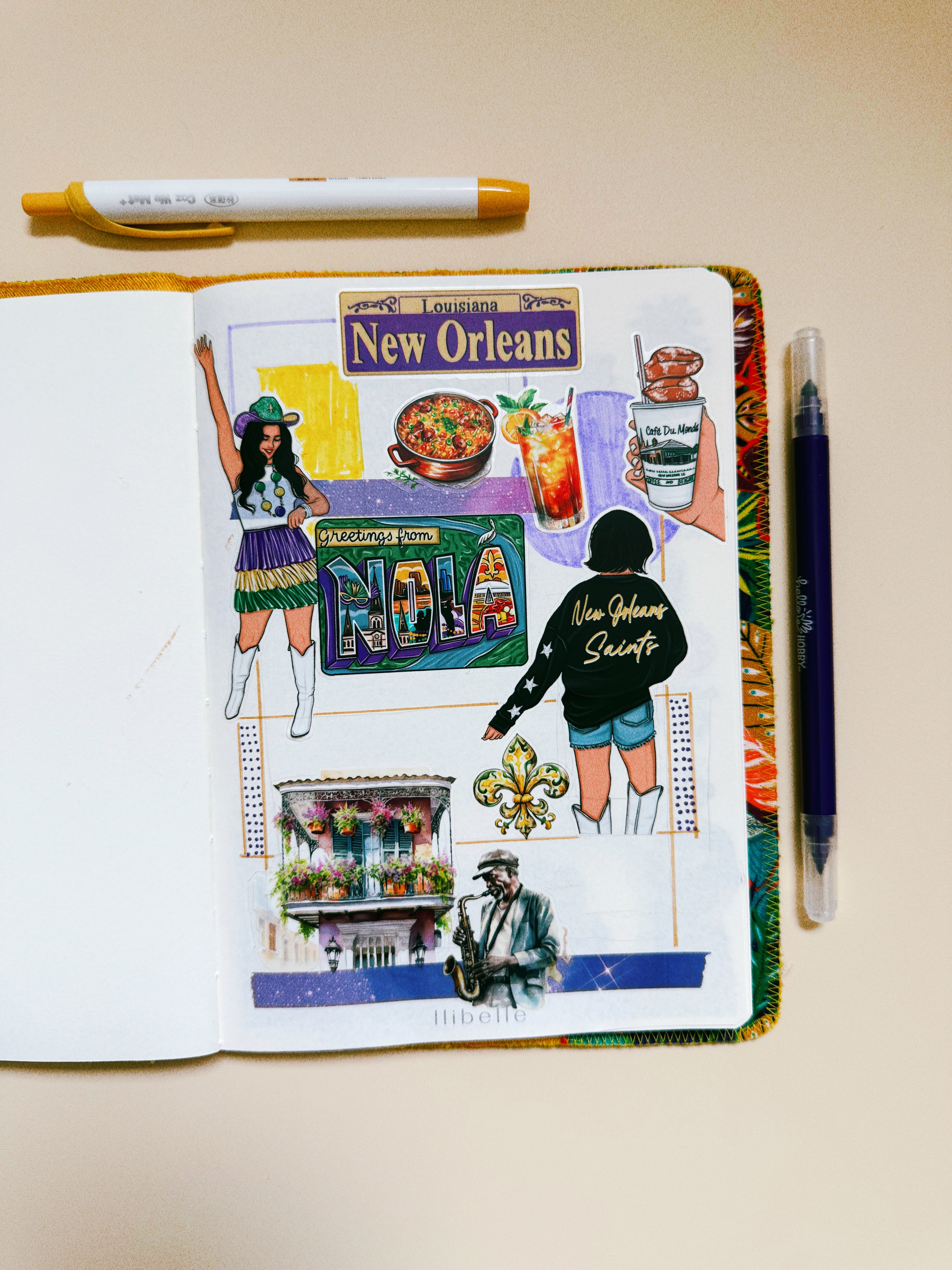 New Orleans Pre-cut PET Tape [Rongrong City Series]