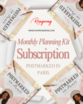 Monthly Planning Kit Subscription - 2026