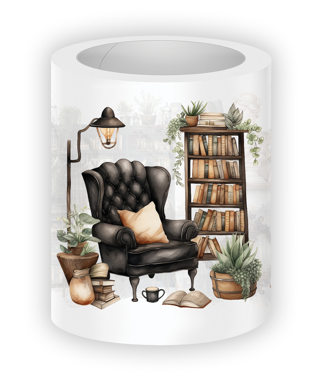 Vintage Bookworm Stickers
