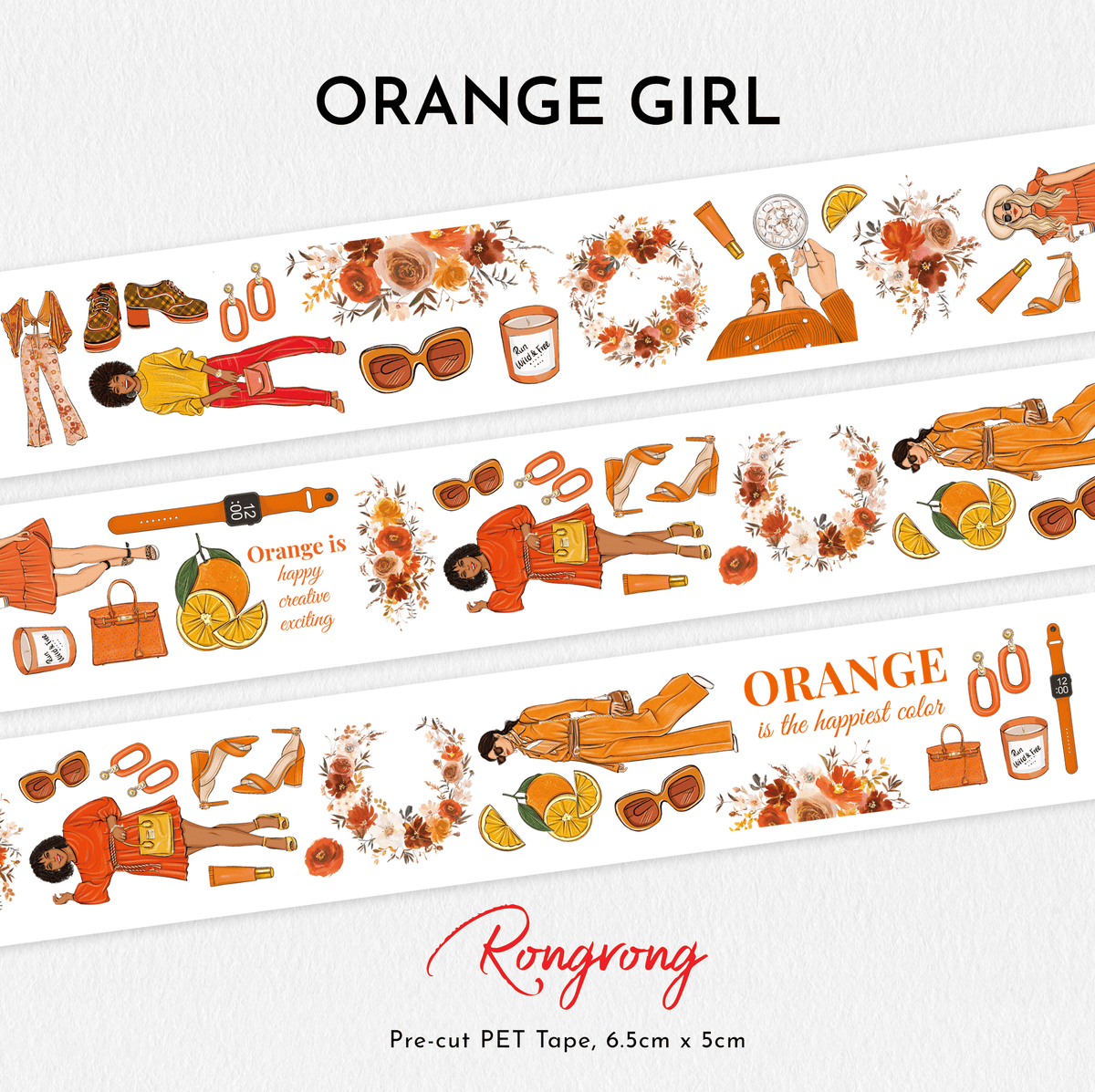 Orange Girl PET Tape