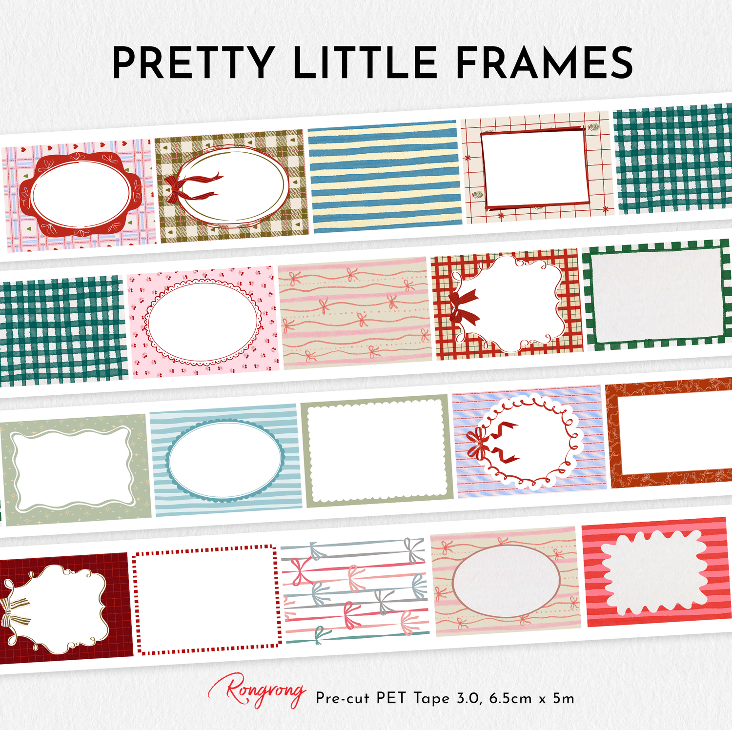 Variety of charming frame styles and patterns Stickers