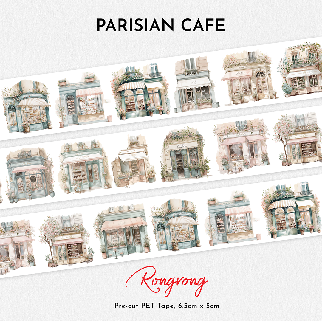 Shop Rongrong Parisian Cafe PET Tape