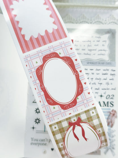 Variety of charming frame styles and patterns stickers for planners