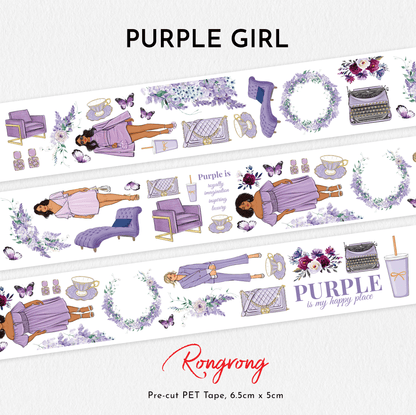 Purple Girl PET Tape