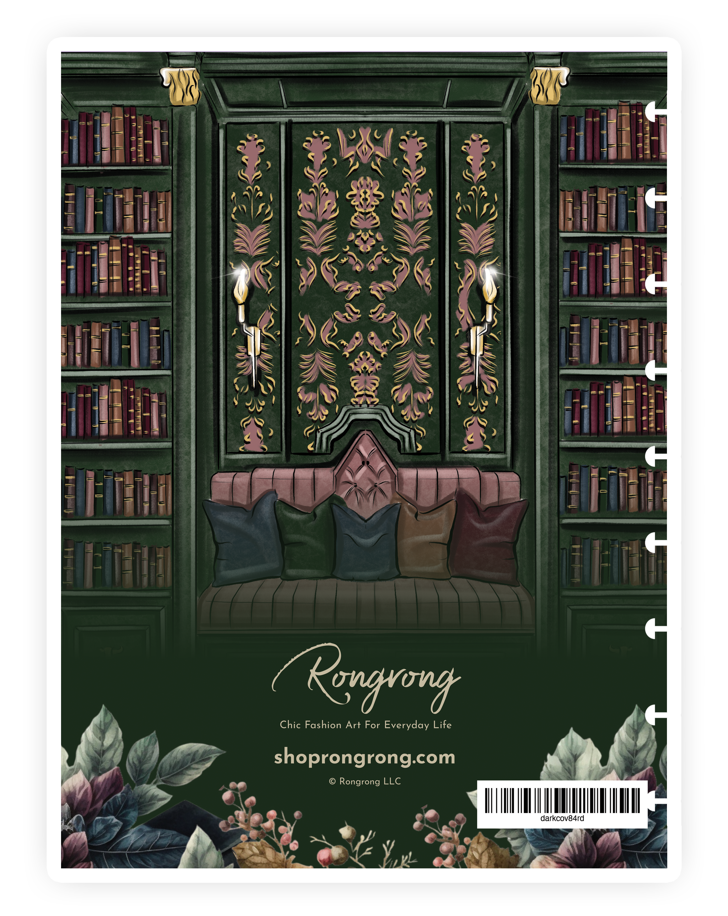 Shop Rongrong Dark Academia Planner Cover + Dashboards