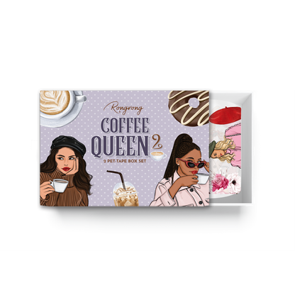 Shop Rongrong Coffee Queen 2 PET Tape Box Set