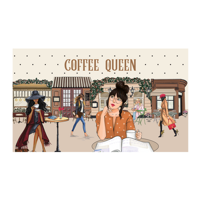 Shop Rongrong Coffee Queen Coffee Tumbler Wrap chic design