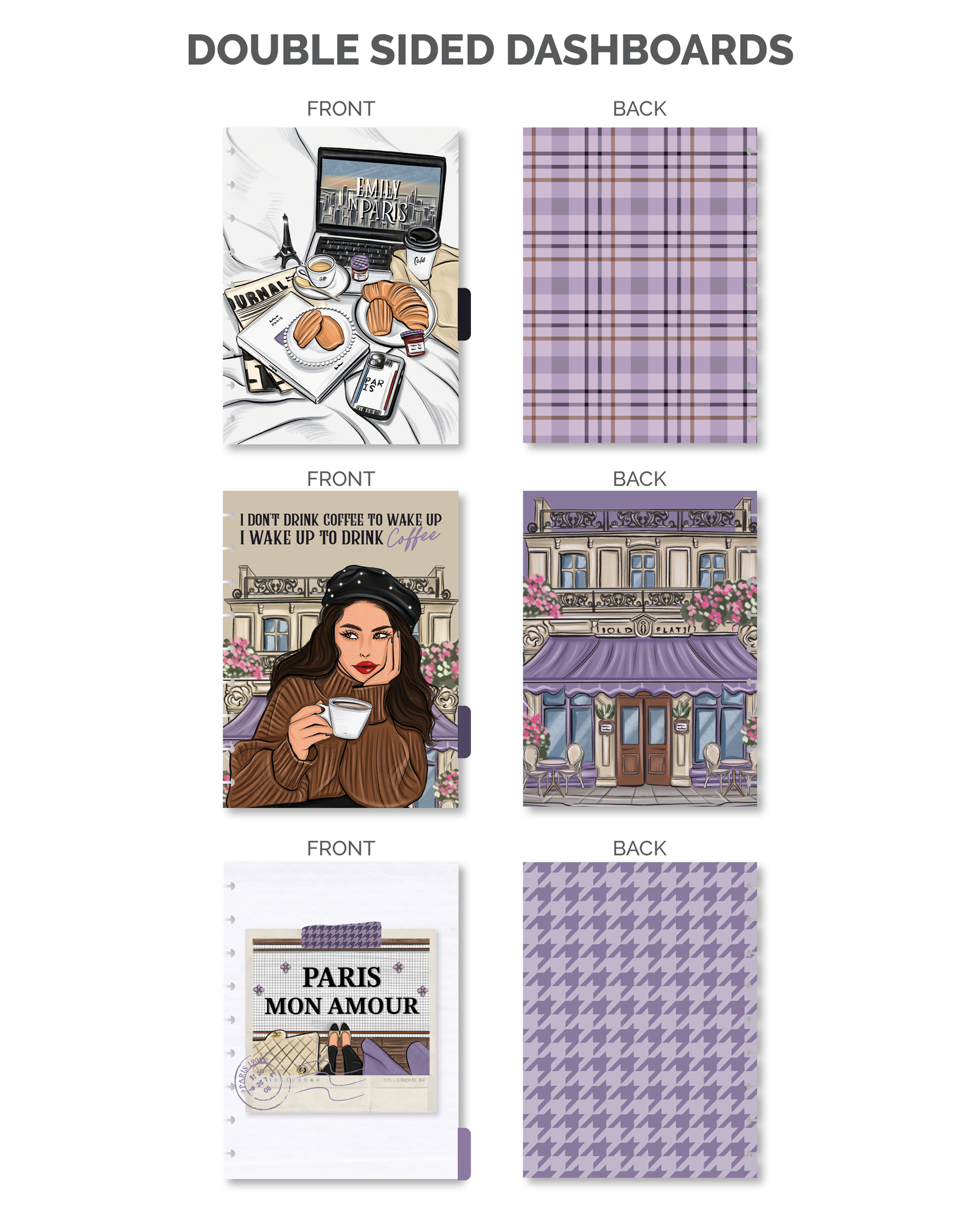 Shop Rongrong Coffee Queen Planner Cover + Dashboards