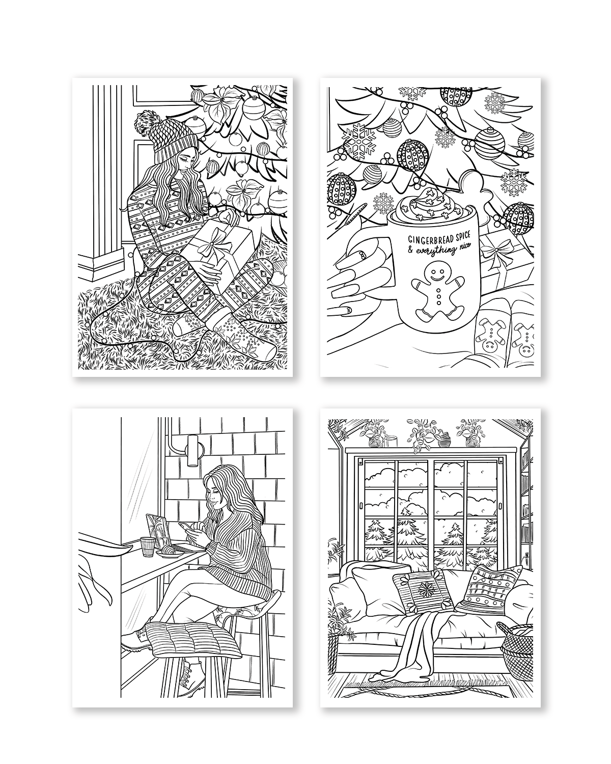 Shop Rongrong Let's Get Cozy Coloring Book
