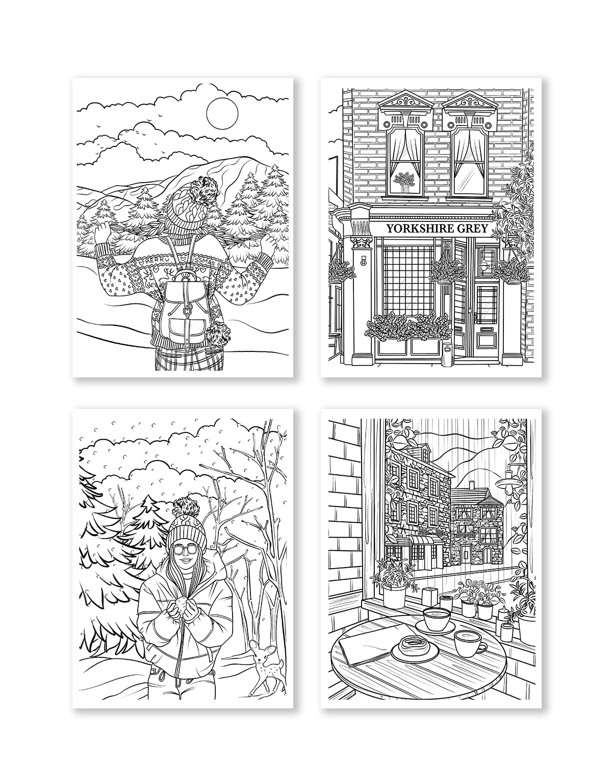 Shop Rongrong Let's Get Cozy Coloring Book
