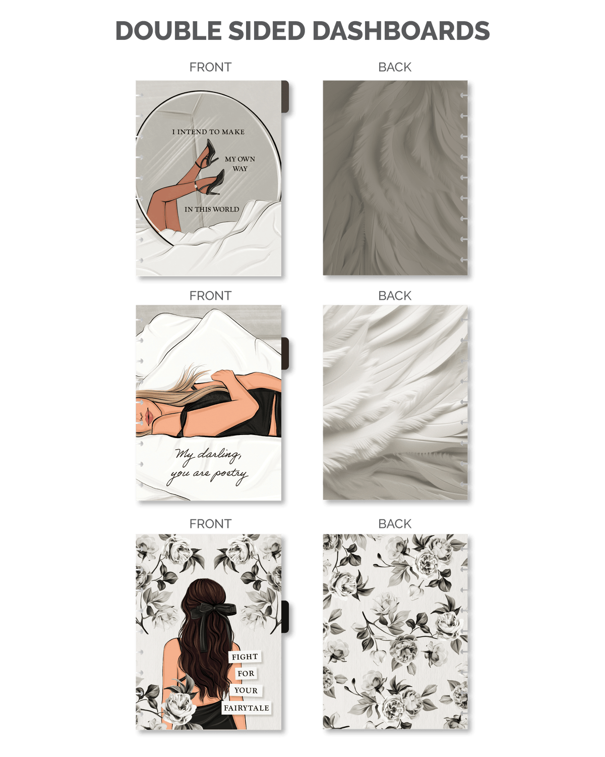 Shop Rongrong Live In The Moment Planner Cover + Dashboards