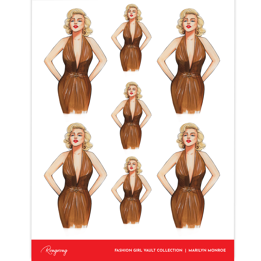 Marilyn Monroe Planner Sticker Sheet Rongrong Vault